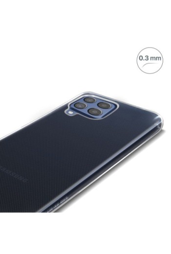 Cover in Gel di Silicone per Samsung Galaxy M33 Extra-sottile 0 3 mm Second Skin - Trasparente