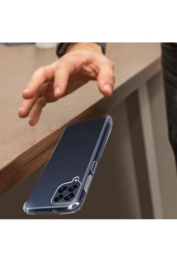 Cover in Gel di Silicone per Samsung Galaxy M33 Extra-sottile 0 3 mm Second Skin - Trasparente
