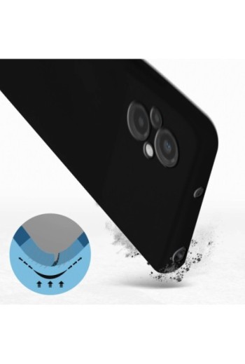 Cover per Xiaomi Poco M5 in Silicone Semi-rigido Soft-touch - nera