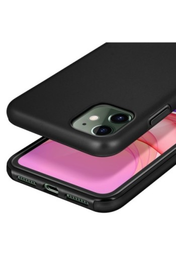 Cover protettiva Integrale Fronte / Retro Rigido - Nero per Apple iPhone 11
