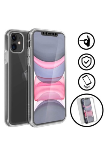 Cover protettiva Integrale Fronte / Retro Rigido - Trasparente per Apple iPhone 11