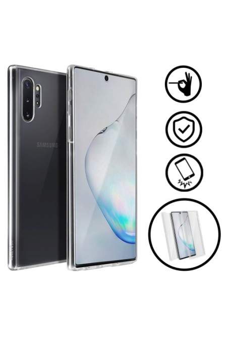 Cover protettiva Integrale Fronte / Retro Rigido - Trasparente per Samsung Galaxy Note 10 Plus