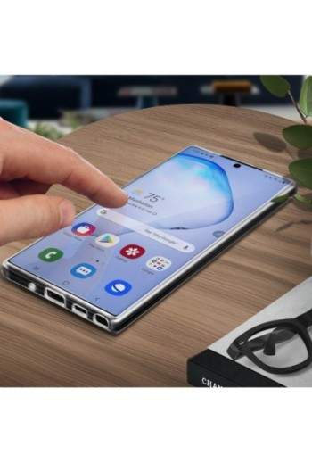 Cover protettiva Integrale Fronte / Retro Rigido - Trasparente per Samsung Galaxy Note 10 Plus