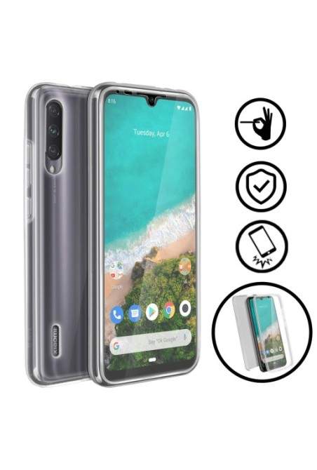 Cover protettiva Integrale Fronte / Retro Rigido - Trasparente per Xiaomi Mi A3