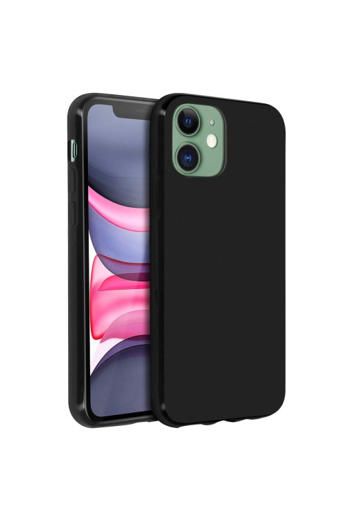 Cover protettiva in Silicone Gel Flessibile e Resistente - Nero per Apple iPhone 11