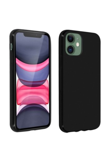 Cover protettiva in Silicone Gel Flessibile e Resistente - Nero per Apple iPhone 11
