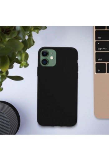 Cover protettiva in Silicone Gel Flessibile e Resistente - Nero per Apple iPhone 11