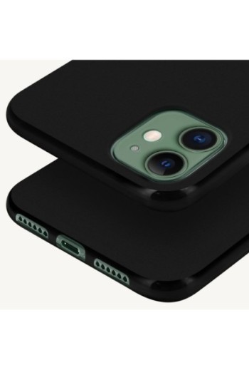 Cover protettiva in Silicone Gel Flessibile e Resistente - Nero per Apple iPhone 11
