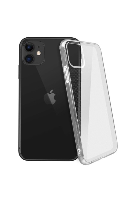 Cover protettiva in Silicone Gel Flessibile e Resistente - Trasparente per Apple iPhone 11