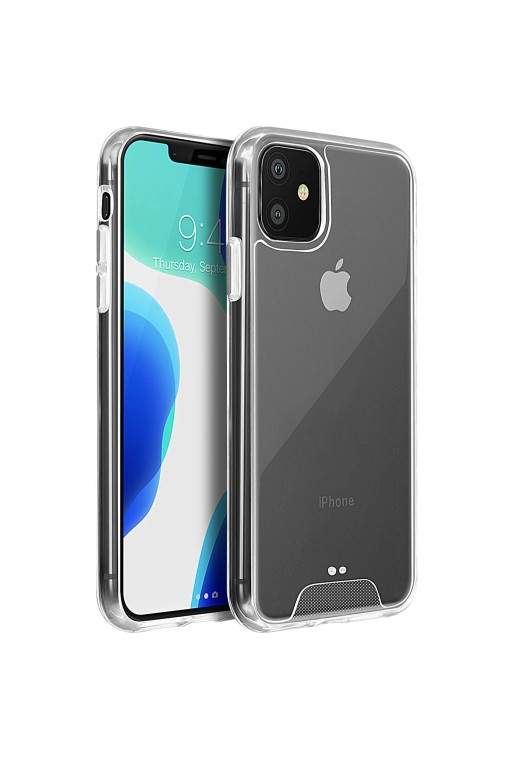 Cover Rigida contorno Bumper Collezione Cristal - Trasparente p. iPhone 11