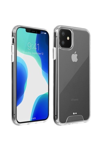 Cover Rigida contorno Bumper Collezione Cristal - Trasparente p. iPhone 11