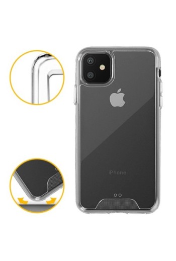 Cover Rigida contorno Bumper Collezione Cristal - Trasparente p. iPhone 11