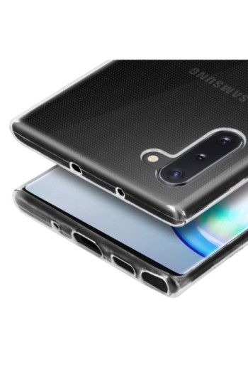 Cover protettiva in Silicone Gel Flessibile e Resistente - Trasparente per Samsung Galaxy Note 10