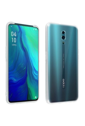 Protezione integrale 360°: Cover morbida trasparente + Pellicola vetro temperato per Oppo Reno