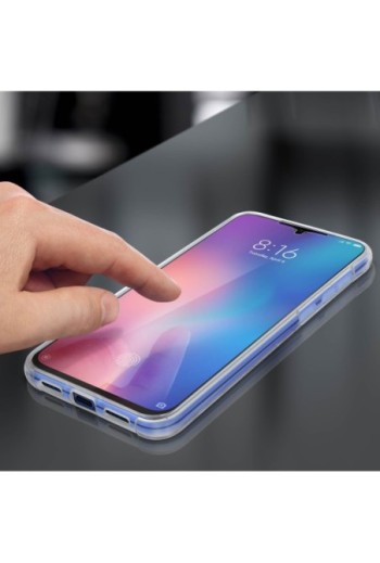 Cover protettiva Integrale Fronte / Retro Rigido - Trasparente per Xiaomi Mi 9 SE