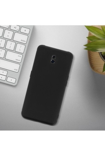 Cover protettiva in Silicone Gel Flessibile e Resistente - Nero per Oppo Reno