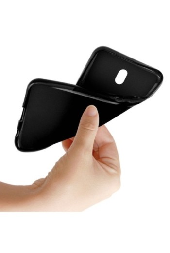 Cover protettiva in Silicone Gel Flessibile e Resistente - Nero per Oppo Reno