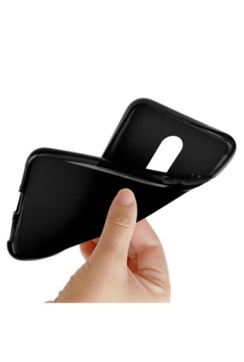 Cover protettiva in Silicone Gel Flessibile e Resistente - Nero per Oneplus 7