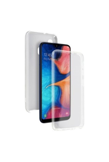 Cover protettiva Integrale Fronte / Retro Rigido - Trasparente per Samsung Galaxy A20e