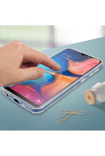 Cover protettiva Integrale Fronte / Retro Rigido - Trasparente per Samsung Galaxy A20e