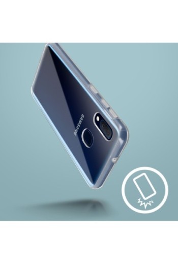 Cover protettiva Integrale Fronte / Retro Rigido - Trasparente per Samsung Galaxy A20e
