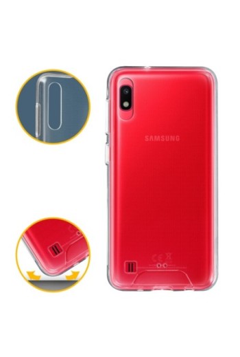 Cover rigida contorno Bumper collezione Crystal - Ultra-trasparente per Samsung Galaxy A10 / M10