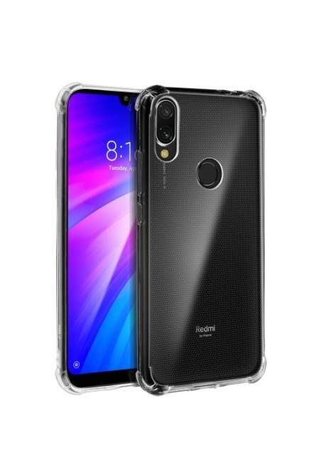 Cover Morbida con Angoli rinforzati Sottile e Leggera - Trasparente per Xiaomi Redmi 7