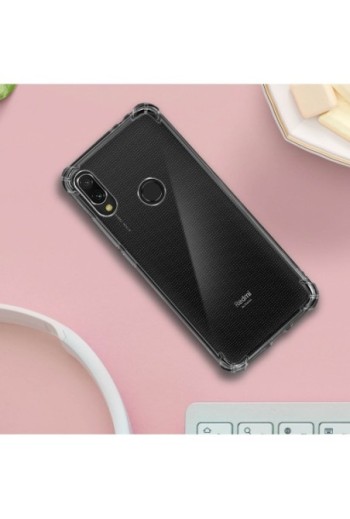 Cover Morbida con Angoli rinforzati Sottile e Leggera - Trasparente per Xiaomi Redmi 7