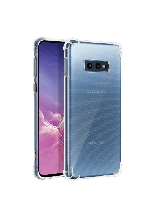 Cover Morbida con Angoli rinforzati Sottile e Leggera - Trasparente per Samsung Galaxy S10e