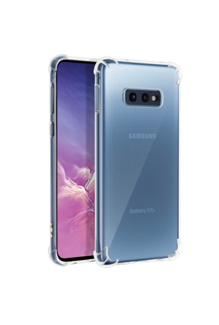 Cover Morbida con Angoli rinforzati Sottile e Leggera - Trasparente per Samsung Galaxy S10e
