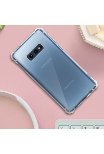 Cover Morbida con Angoli rinforzati Sottile e Leggera - Trasparente per Samsung Galaxy S10e