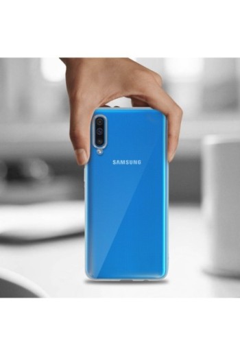 Protezione integrale 360°: Cover morbida trasparente + Pellicola vetro temperato per Samsung Galaxy A50