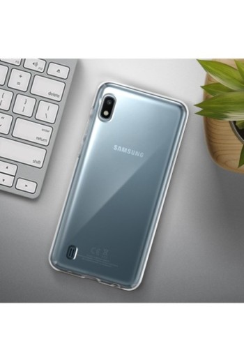 Cover protettiva in Silicone Gel Flessibile e Resistente - Trasparente per Samsung Galaxy A10