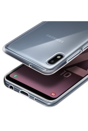 Cover protettiva in Silicone Gel Flessibile e Resistente - Trasparente per Samsung Galaxy A10
