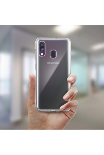 Cover protettiva Integrale Fronte / Retro Rigido - Trasparente per Samsung Galaxy A40