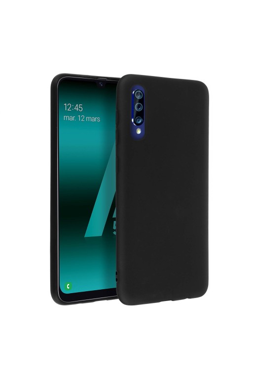 Cover protettiva in Silicone Gel Flessibile e Resistente - Nero per Samsung Galaxy A50