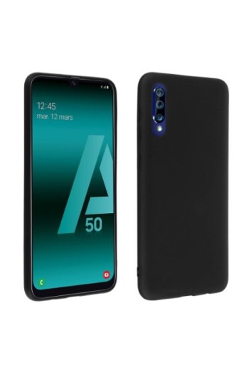 Cover protettiva in Silicone Gel Flessibile e Resistente - Nero per Samsung Galaxy A50