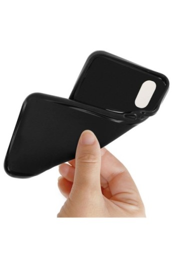 Cover protettiva in Silicone Gel Flessibile e Resistente - Nero per Samsung Galaxy A50