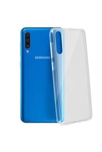 Cover protettiva in Silicone Gel Flessibile e Resistente - Trasparente per Samsung Galaxy A50