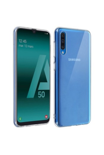 Cover protettiva in Silicone Gel Flessibile e Resistente - Trasparente per Samsung Galaxy A50