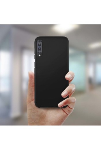 Cover protettiva Integrale Fronte / Retro Rigido - Nero per Samsung Galaxy A50
