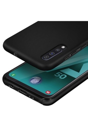 Cover protettiva Integrale Fronte / Retro Rigido - Nero per Samsung Galaxy A50