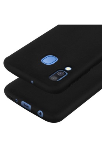 Cover protettiva in Silicone Gel Flessibile e Resistente - Nero per Samsung Galaxy A40
