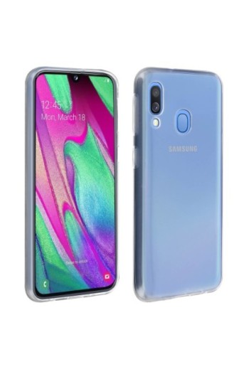 Cover protettiva in Silicone Gel Flessibile e Resistente - Trasparente per Samsung Galaxy A40