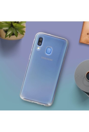 Cover protettiva in Silicone Gel Flessibile e Resistente - Trasparente per Samsung Galaxy A40