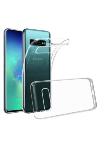 Cover in Silicone Gel Sottile e Resistente - Trasparente per Samsung Galaxy S10 Plus