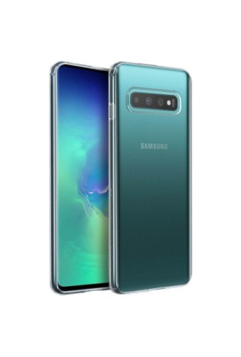 Cover in Silicone Gel Sottile e Resistente - Trasparente per Samsung Galaxy S10 Plus