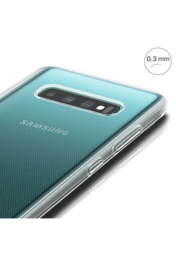 Cover in Silicone Gel Sottile e Resistente - Trasparente per Samsung Galaxy S10 Plus