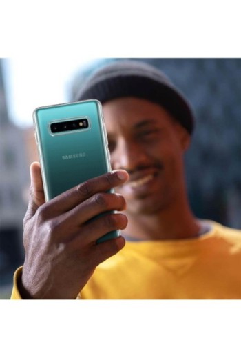 Cover in Silicone Gel Sottile e Resistente - Trasparente per Samsung Galaxy S10 Plus