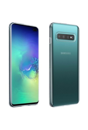 Cover in Silicone Gel Sottile e Resistente - Trasparente per Samsung Galaxy S10 Plus